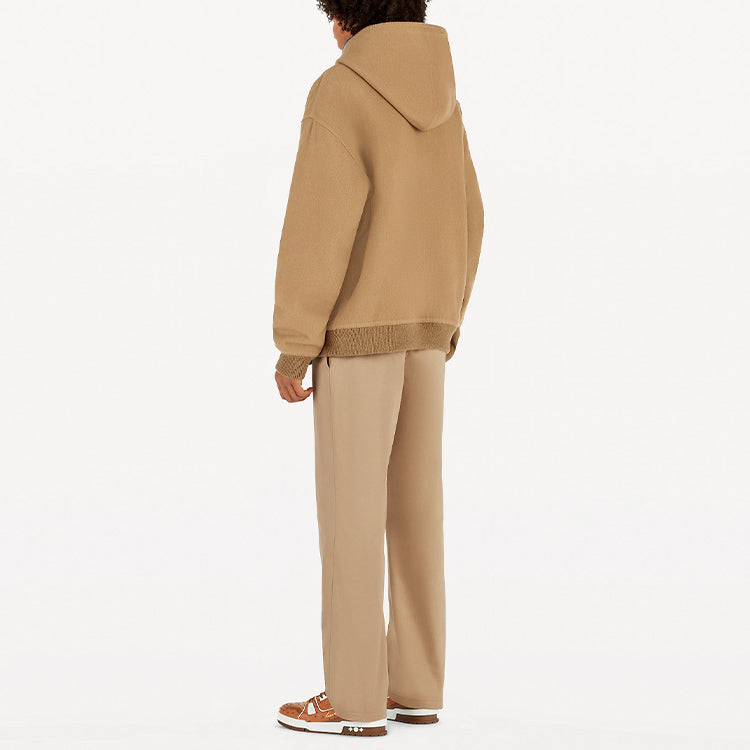 LOUIS VUITTON LV Double-Sided Wool For Men Khaki 1A5DAX