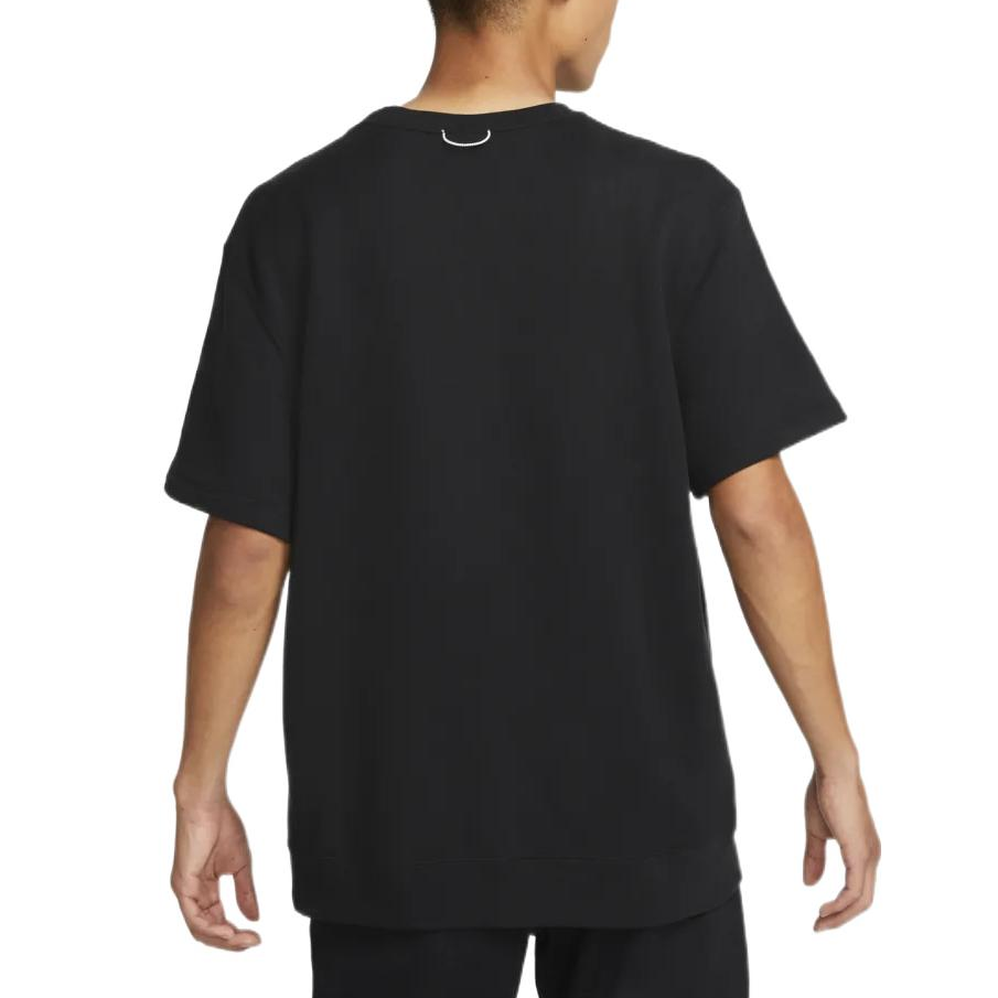 Nike Solid Color Pocket Skateboard Sports Round Neck Short Sleeve Unisex Black DH2930-010