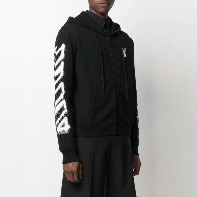 Off-White SS21 Arrows Pattern Loose Fit Black OMBE001S21FLE0021001