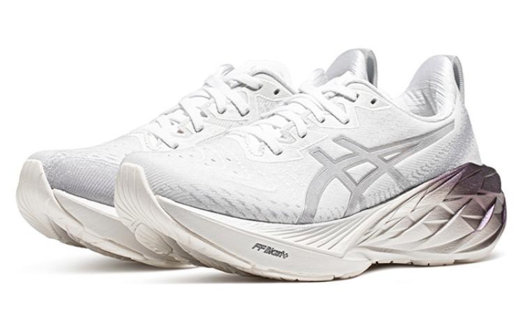 (WMNS) ASICS Novablast 4 Platinum 'Real White Pure Silver' 1012B722-100