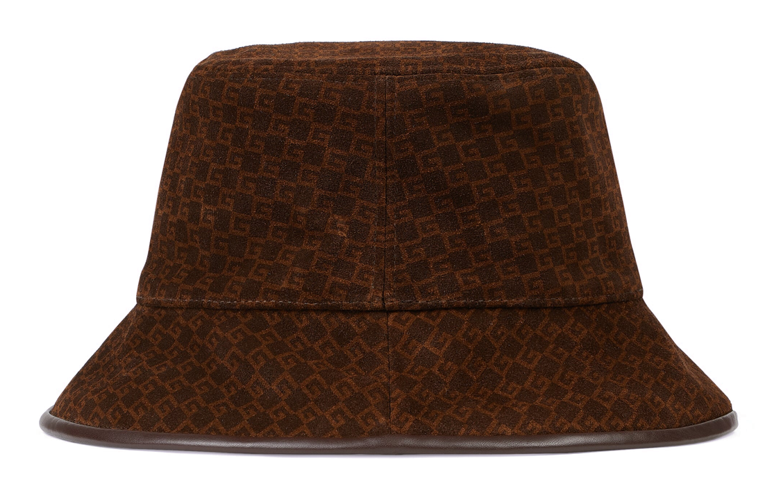 (WMNS) Gucci Mini Square G suede bucket hat 728469-3HAOH-8564