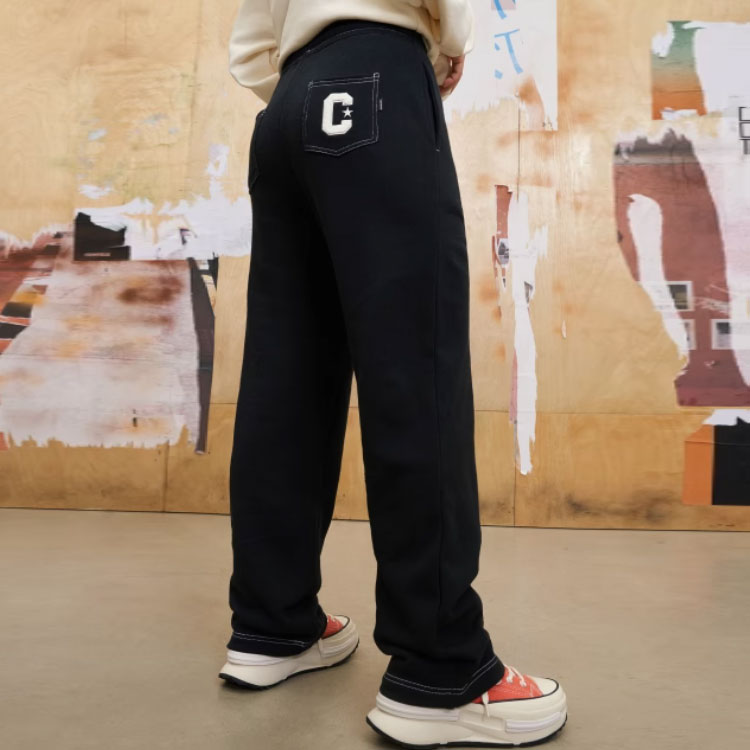 (WMNS) Converse Essential Sweatpants Asia Sizing 'Navy' 10026558-A01