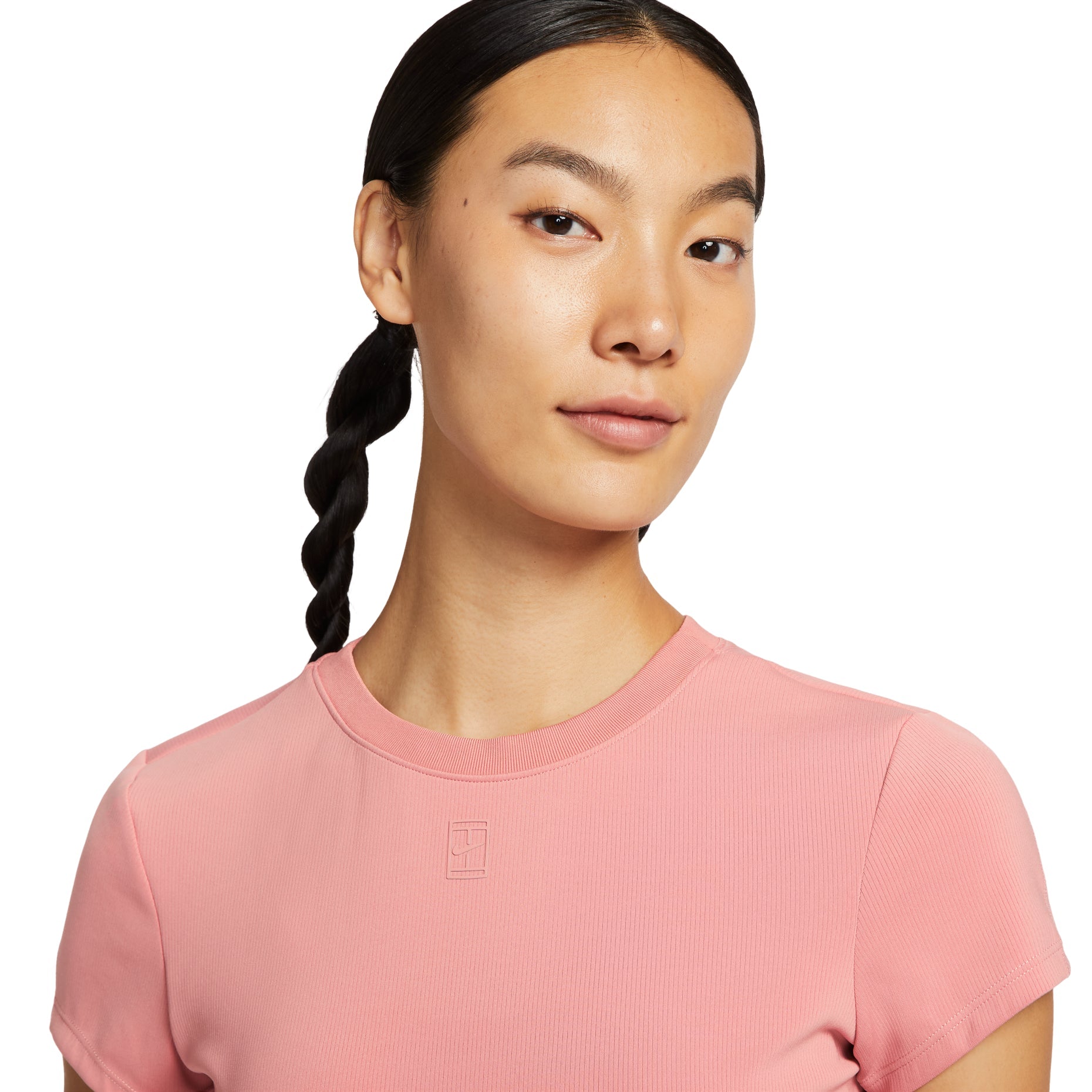 (WMNS) Nike Court Advantage Dri-Fit Short Sleeve Tennis Top 'Red Stardust' HQ2995-618