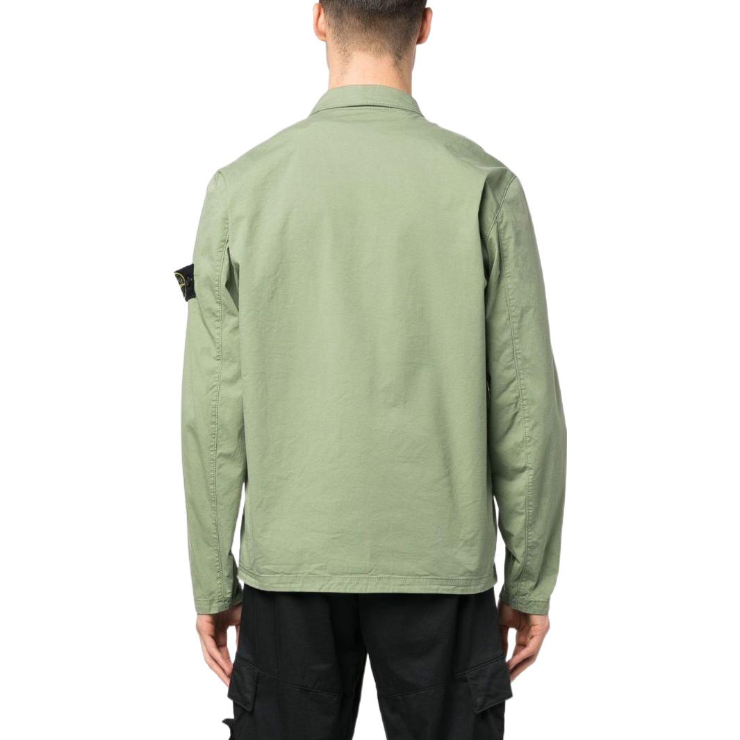 STONE ISLAND Compass Logo Shirt Jacket 'Green' 781510210-V0055