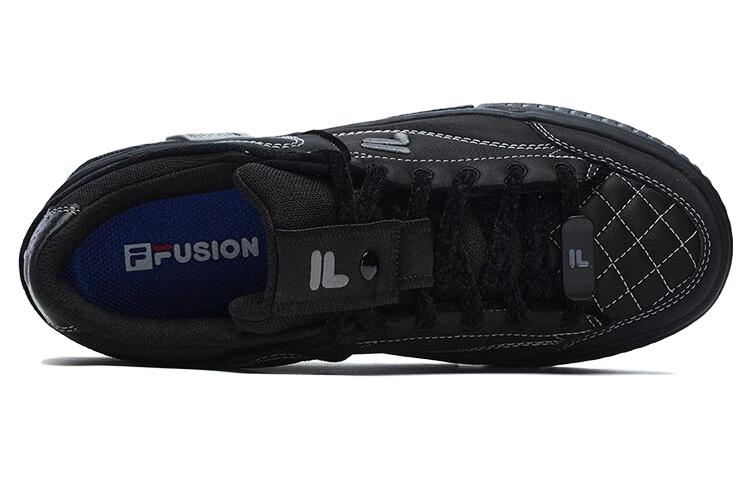 (WMNS) FILA FUSION Stack Skate Shoes 'Core Black' T12W312203FBA
