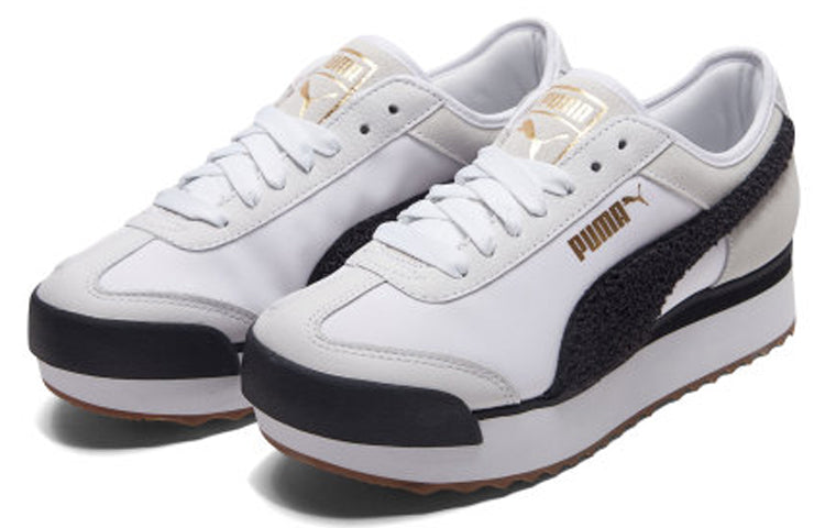 (WMNS) PUMA Roma Amor Heritage 'White Black' 370947-01