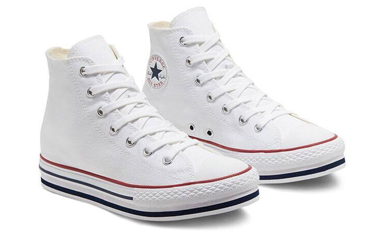 (WMNS) Converse Older Kids' Everyday Platform Chuck Taylor All Star High Top White 668026C
