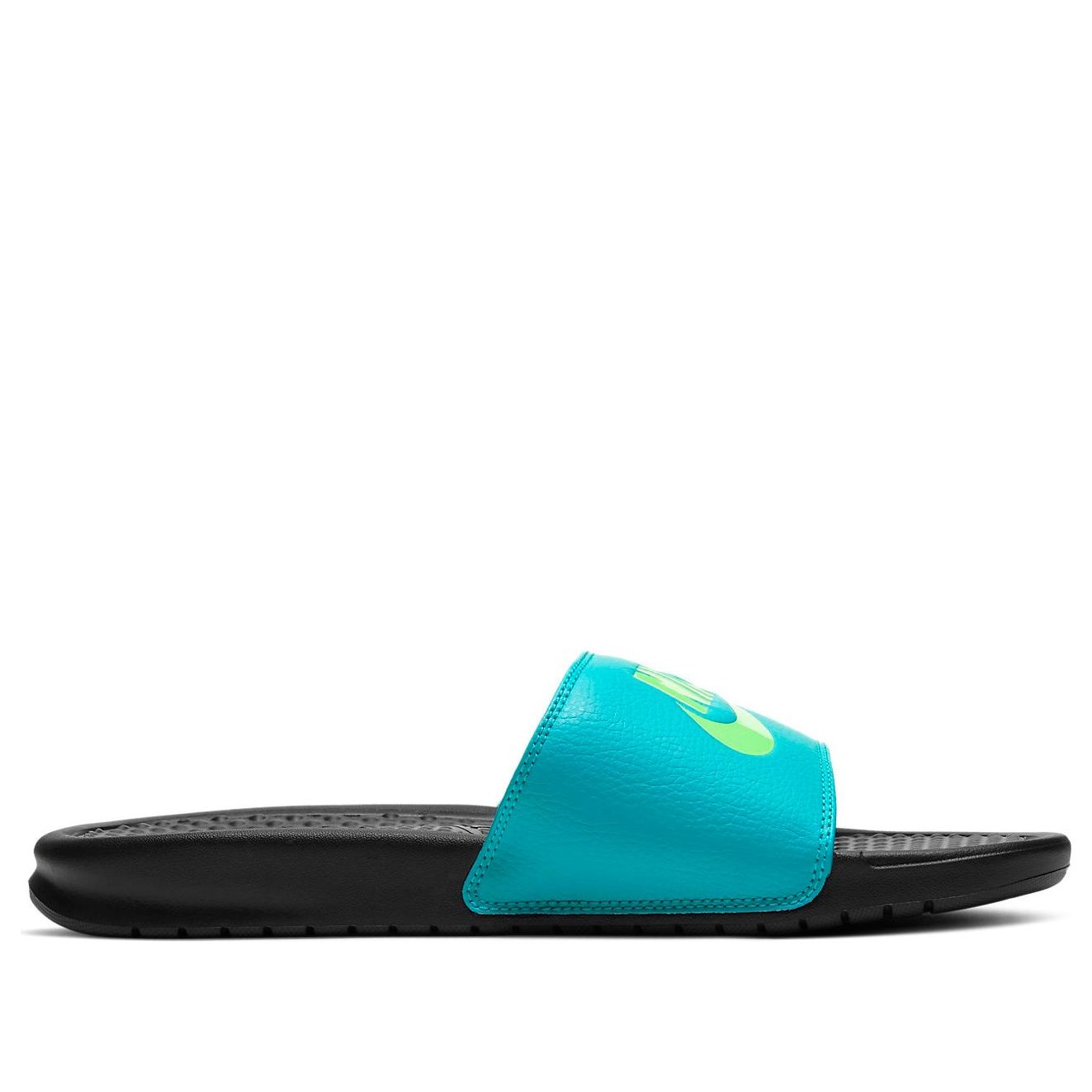Nike Benassi JDI 'Black Oracle Aqua' 343880-032