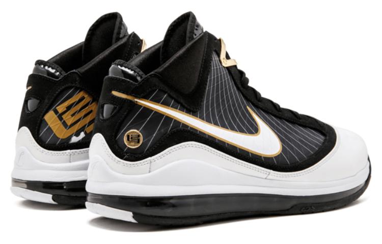 Nike Air Max LeBron 7 'Black White Gold' 375664-011
