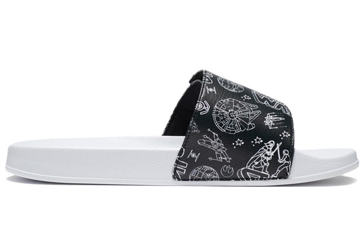 Li-Ning x Disney Soft Light Slipper 'White Black' AGAQ023-7