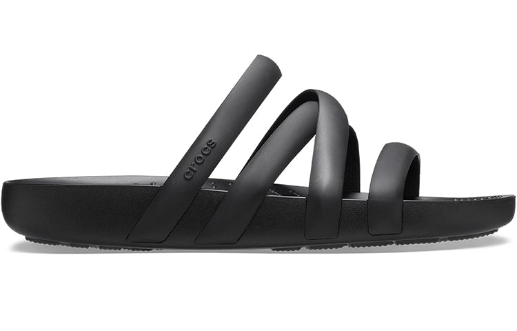 (WMNS) Crocs Splash Strappy Sandals 'Black' 208217-001