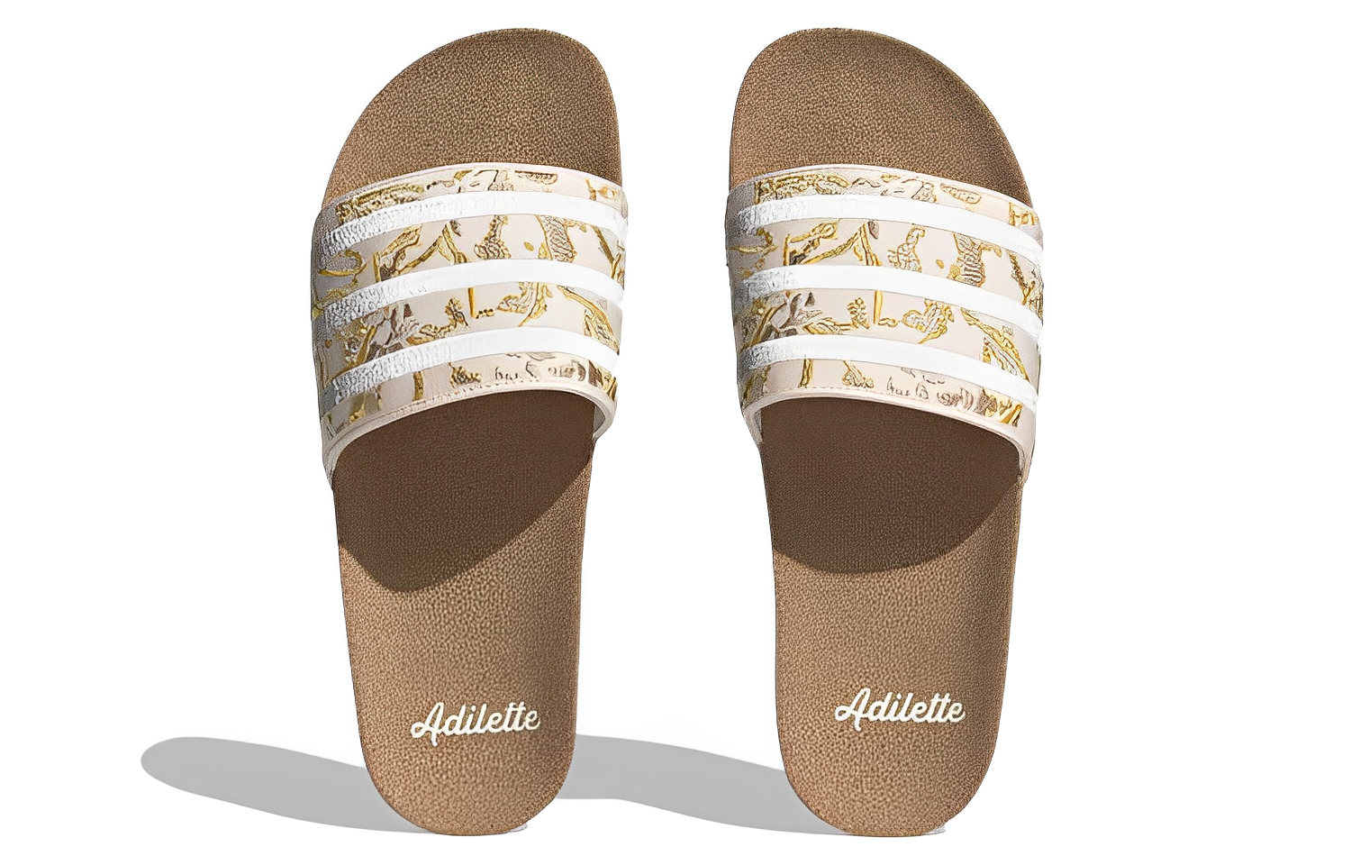 adidas originals Adilette 'Wonder Quartz Core White Gum' IF5502