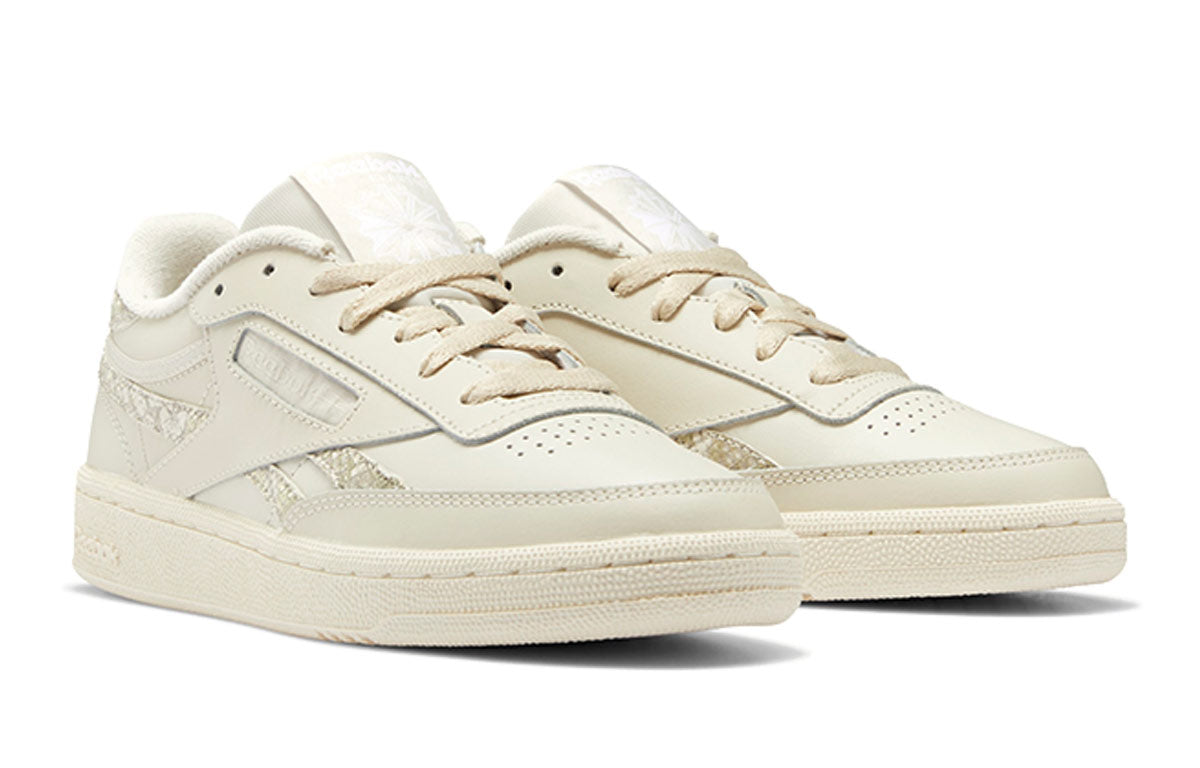 (WMNS) Reebok Club C 85 Beige 'White Yellow' FV1997