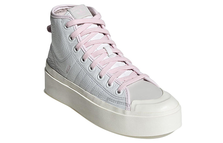 (WMNS) adidas Nizza Bonega Mid 'Crystal White Almost Pink' GW6761