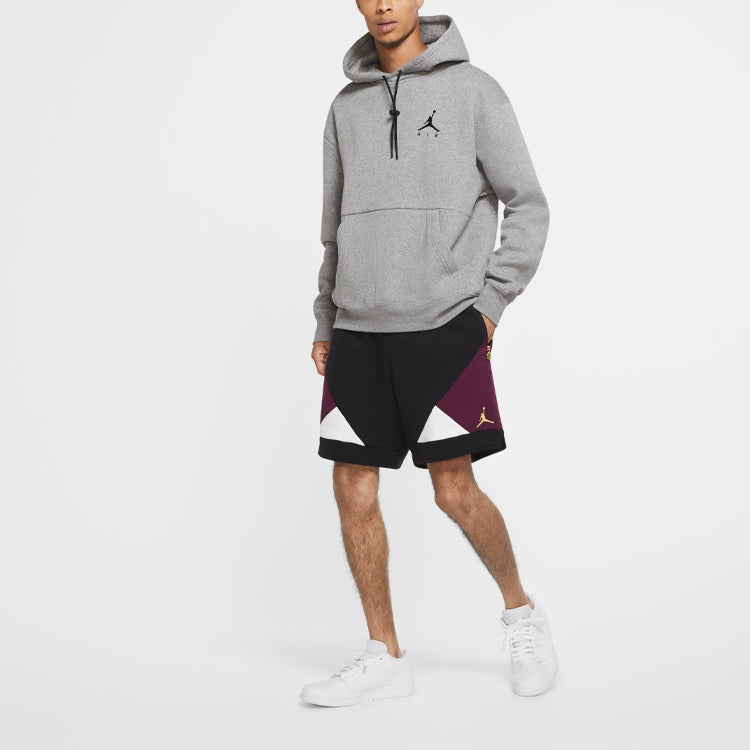 Air Jordan Paris Saint-Germain Colorblock Casual Sports Shorts Black CK9759-010