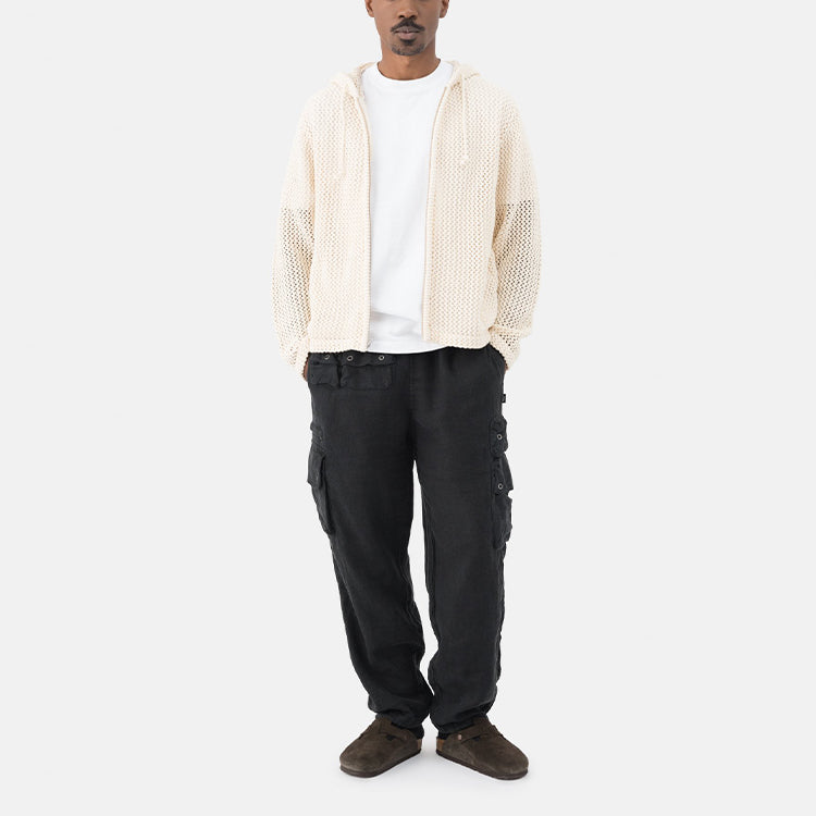 Stussy Mesh Zipper Unisex Creamy White 117091