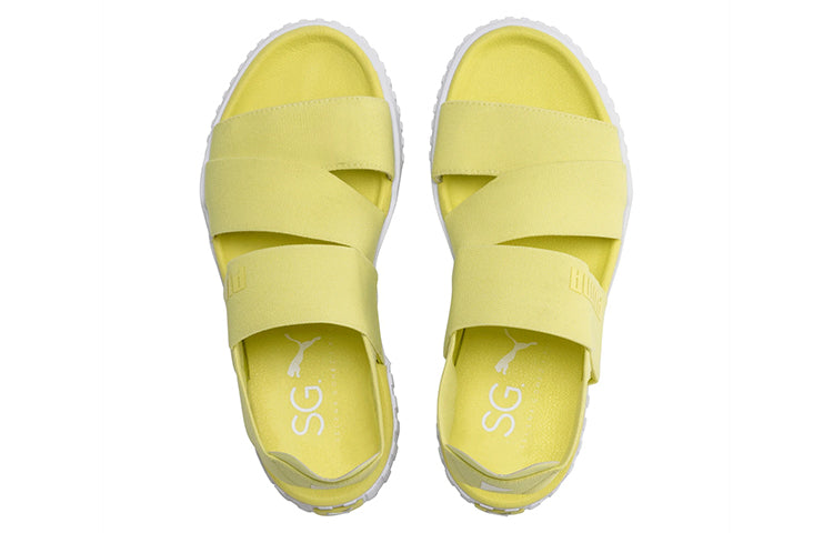 (WMNS) Selena Gomez x PUMA Cali Sandal Yellow 370758-01