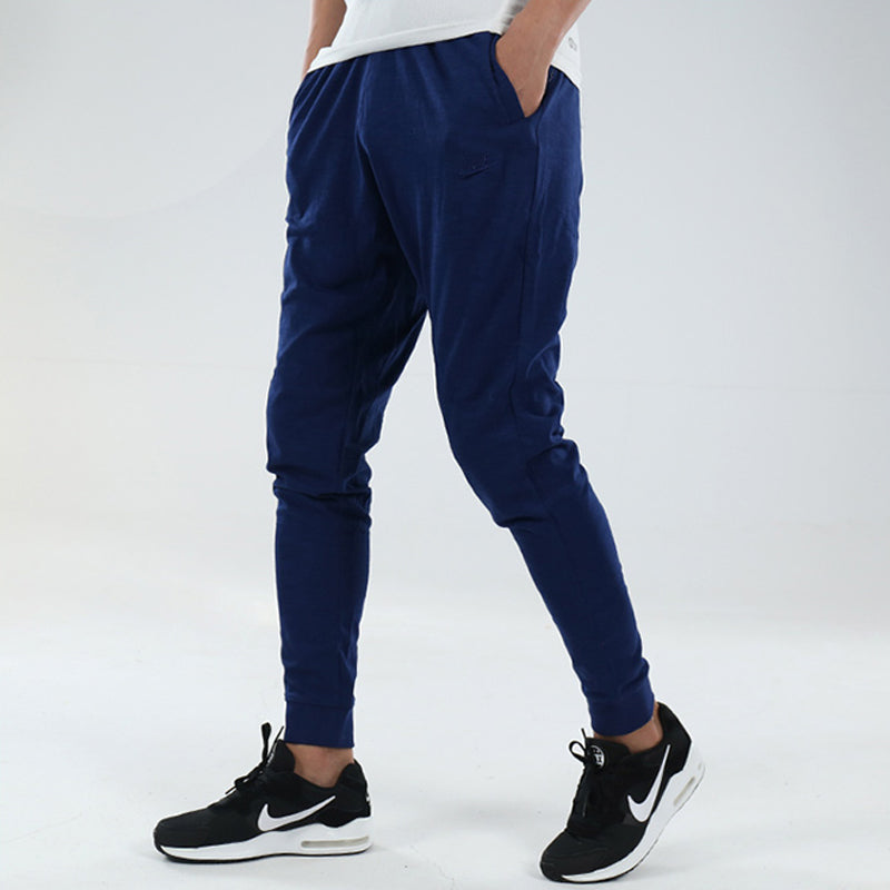Nike Solid Color Casual Sports Bundle Feet Long Pants Blue 928444-478