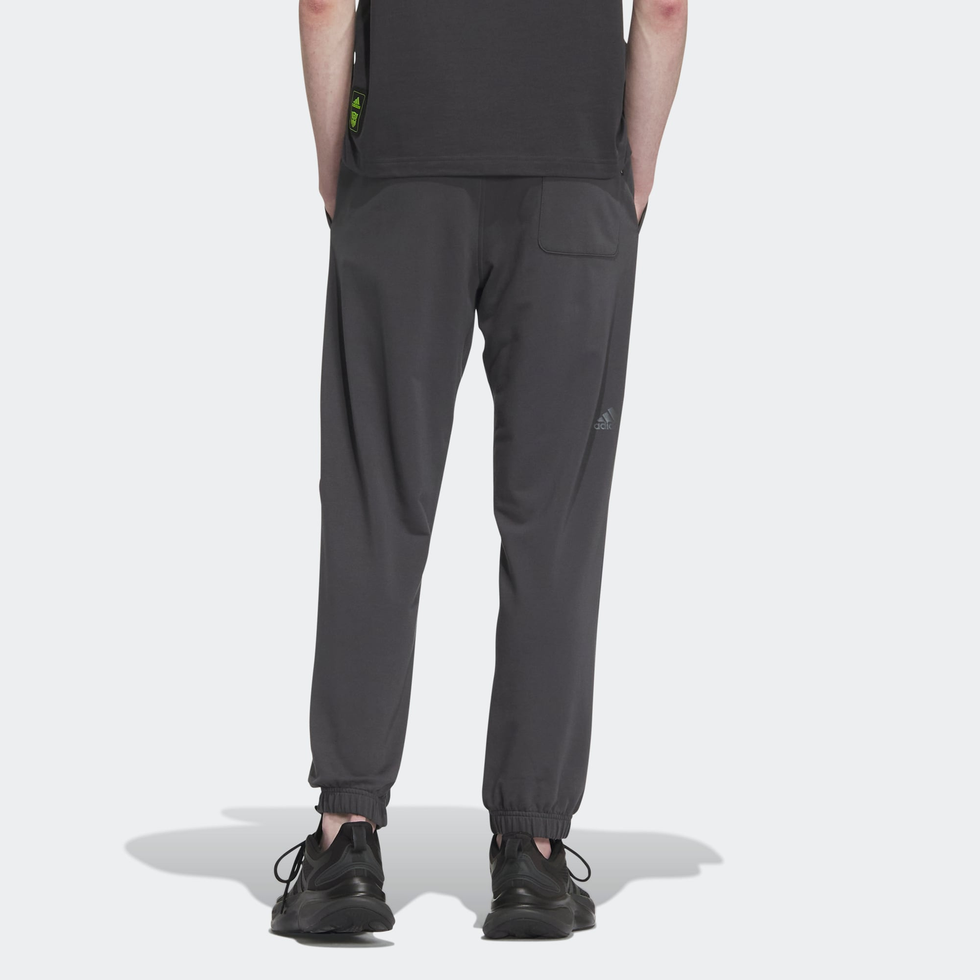 adidas Verbiage Casual Knitted Pants 'Black' IP3926