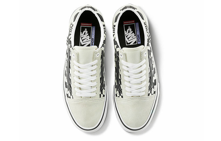 Vans Skate Old Skool 'Checkerwarp - Black White' VN0A5FCB9CU
