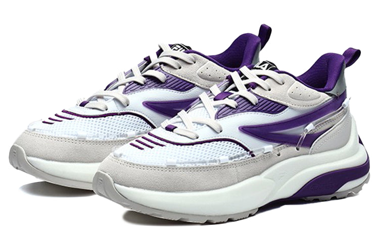 (WMNS) Fila Fusion 'White Purple' T12W135210FWD