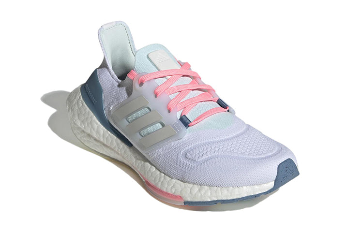 (GS) adidas UltraBoost 22 'White Almost Blue' GX9784
