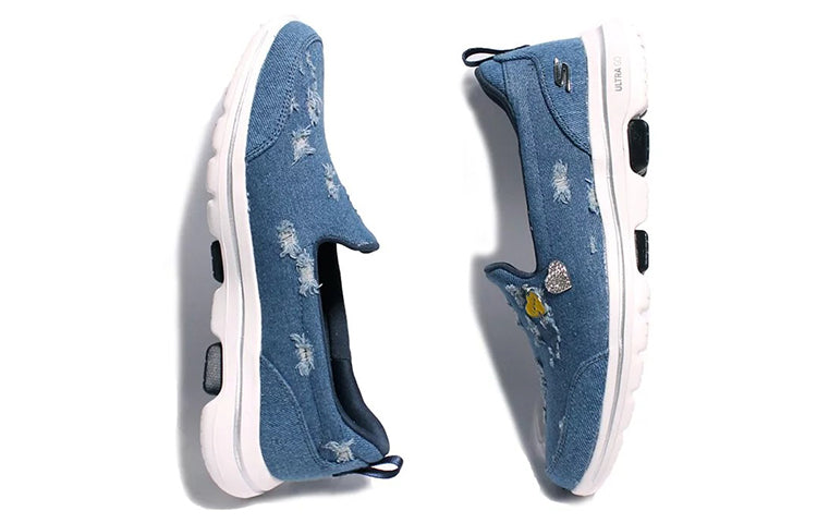 (WMNS) SKECHERS Go Walk 5-Denim Attraction 124212-DEN