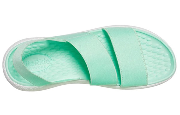 (WMNS) Crocs LiteRide Sandals Mint Green 206081-3TP