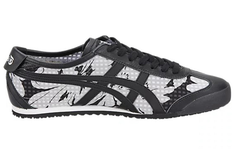 (WMNS) Onitsuka Tiger Mexico 66 'Floral - Black White' D860N-9090