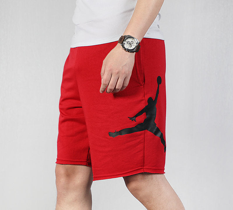 Men's Air Jordan Jumpman Sports Knit Red Shorts AQ3116-687