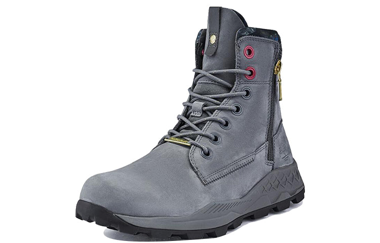Timberland Brooklyn Side Zip Boots 'Medium Grey Nubuck' A41AW