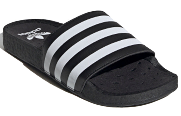 adidas Adilette Boost Slides 'Core Black White' FU9884