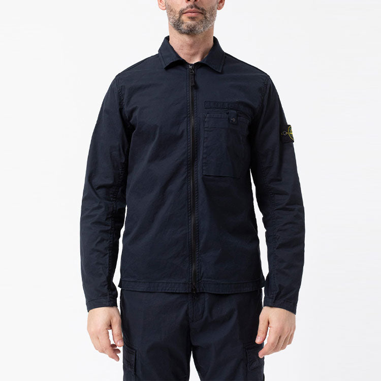 STONE ISLAND Overshirt 'Blue' 761512619-V0020