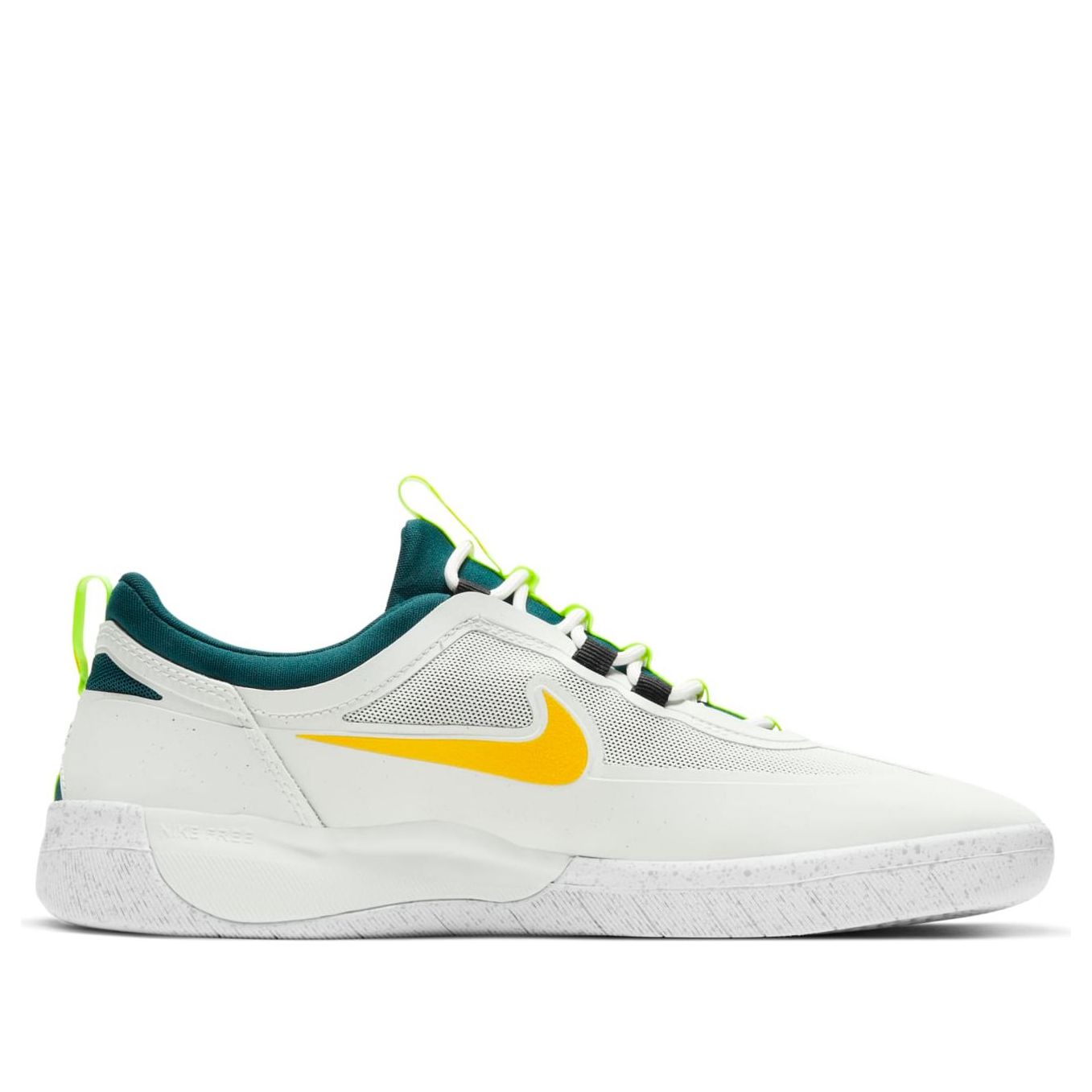 Nike Nyjah Free 2 SB 'White Geode Teal Gold' BV2078-103