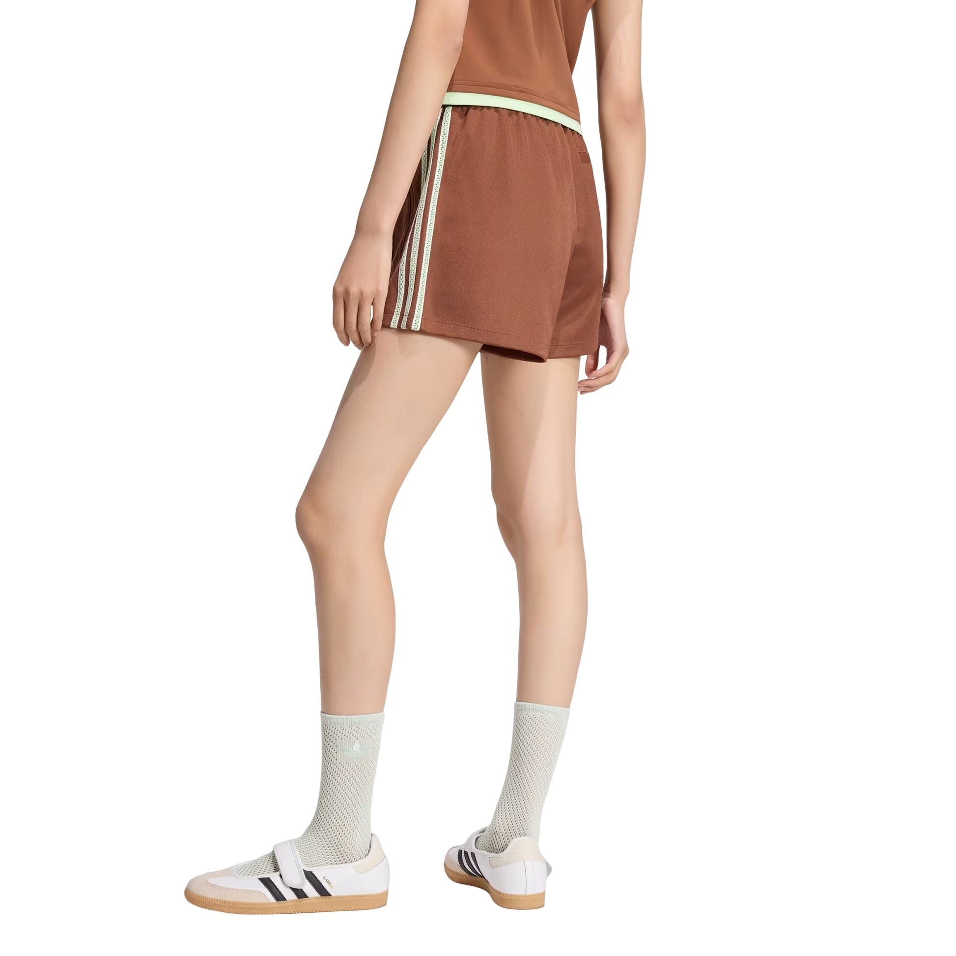 (WMNS) adidas Summer Glow Shorts Asia Sizing 'Preloved Brown' KY3167