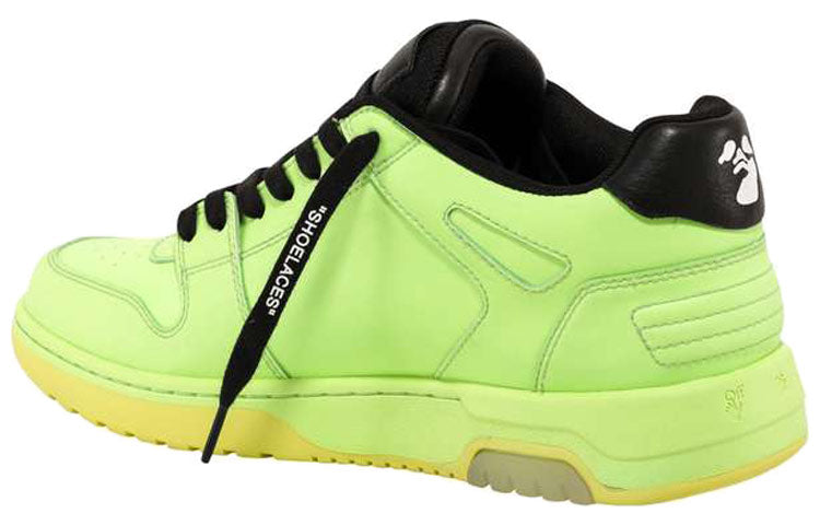 Off-White Out Of Office Leisure Shoes Green OMIA189R21MAT0016510