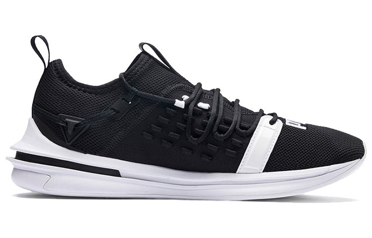 (WMNS) PUMA Ignite Limitless Sr Fusefit Low Running Shoes Black/White 191123-01
