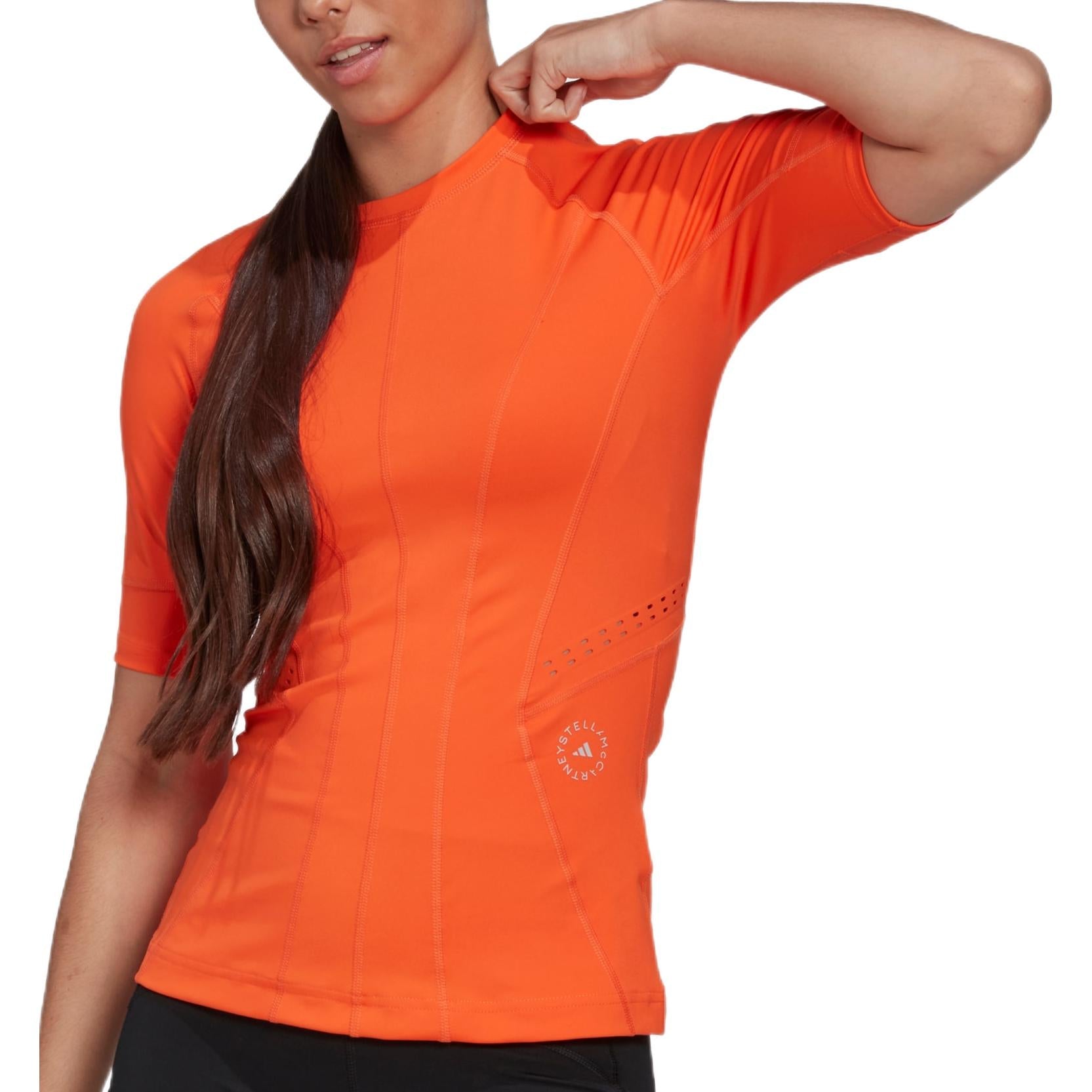 (WMNS) adidas by Stella McCartney TruePurpose Training T-Shirt Asia Sizing 'Orange' HI6151
