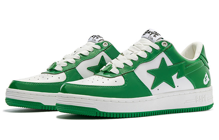 (WMNS) A BATHING APE Bape Sta 'Green White' 1I70-291-001-GREEN