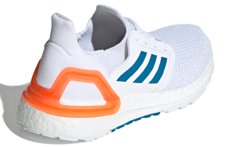 (GS) adidas Ultraboost 20 Primeblue J White/Orange/Blue EG4820