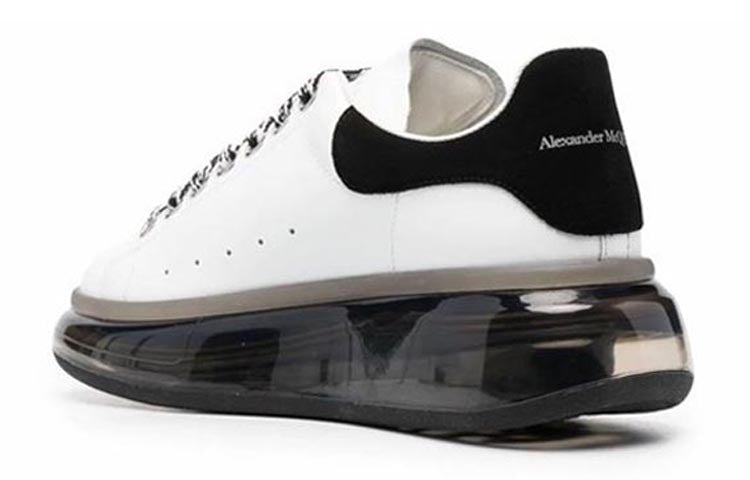 (WMNS) Alexander McQueen Oversized Sneaker 'White Black Sole' 611698WHXMA9061
