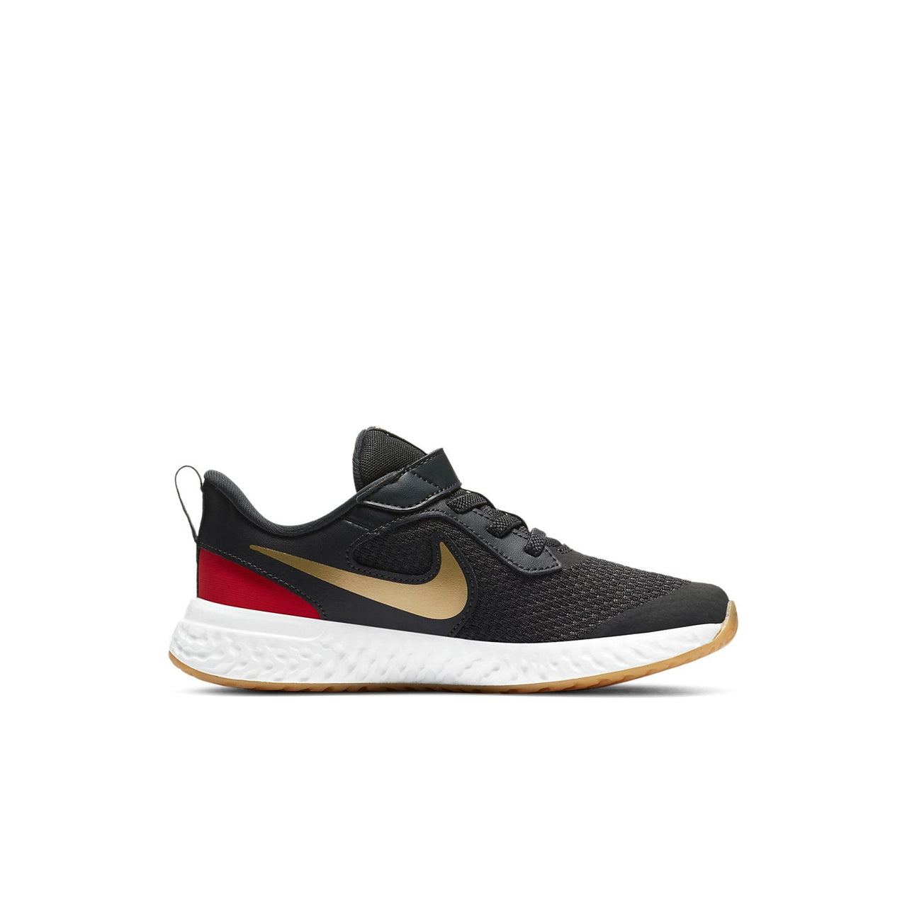 (PS) Nike Revolution 5 'Dark Smoke Grey Gold' BQ5672-016