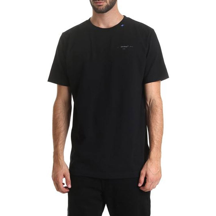 Off-White Back logo Short Sleeve Mens Logo Normal Fit OMAA027E191850031091