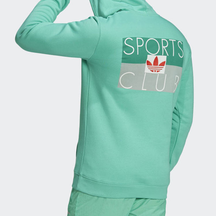 Men's adidas originals Solid Color Logo Embroidered Green HF4919