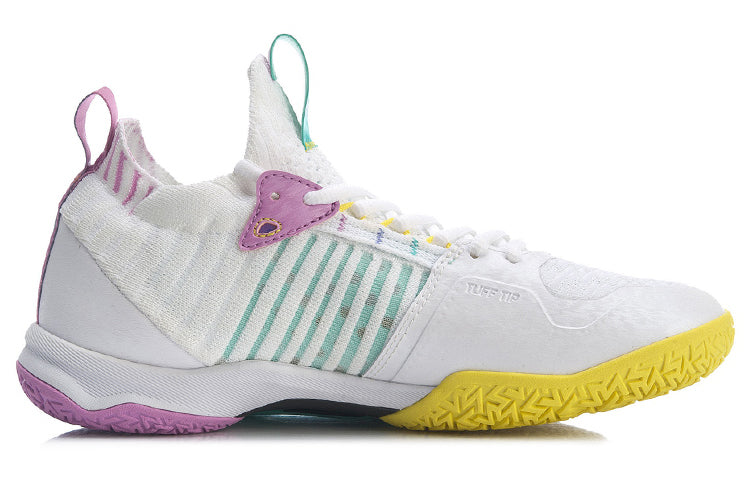 (WMNS) Li-Ning Dagger 4 'White Blue Purple' AYAR002-1