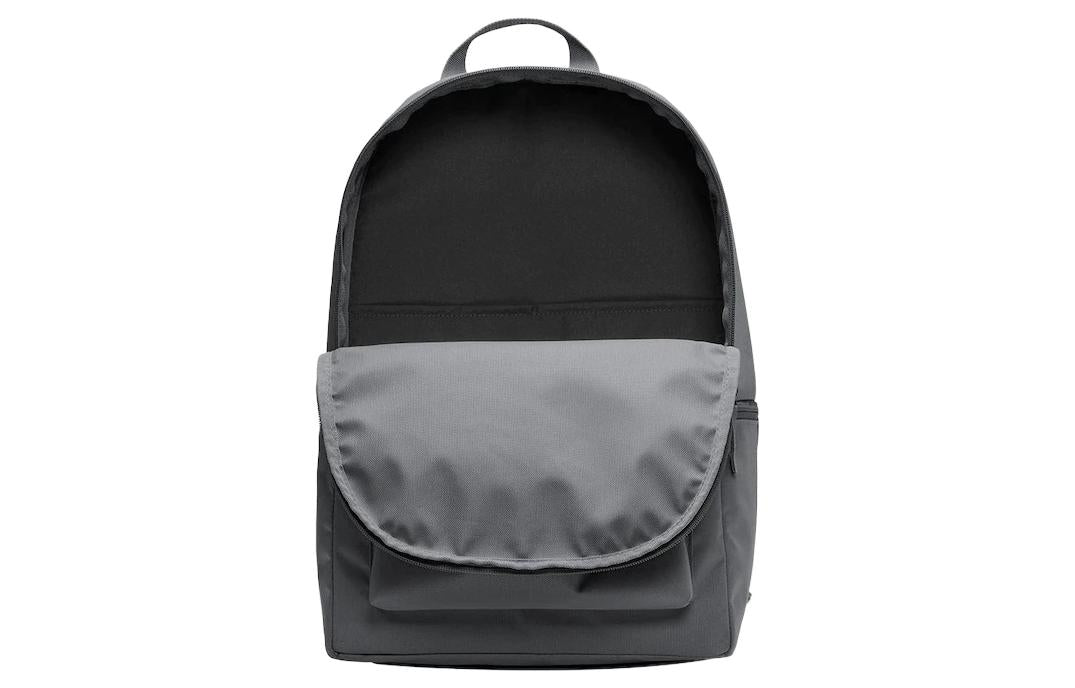 Nike polyester logo Printing Zipper Athleisure Casual Sports Large Capacity Backpack Unisex Silver Gray Silvergray BA5879-085