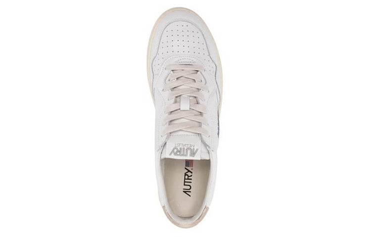 Autry Medalist Leather Low 'White Gold' AULM-LL06