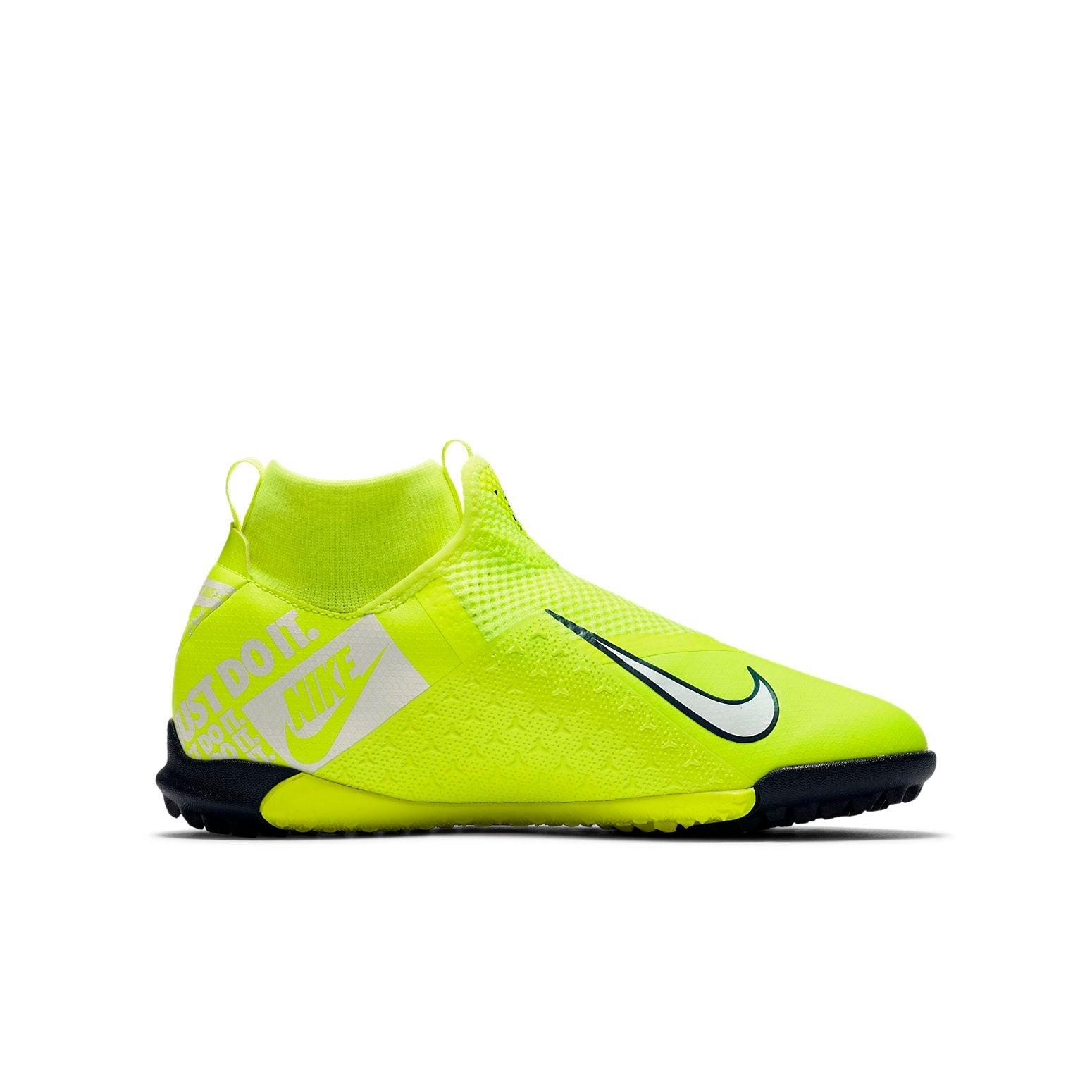 (GS) Nike Phantom Vision Academy DF TF 'Volt Metallic Silver Black' AO3292-717