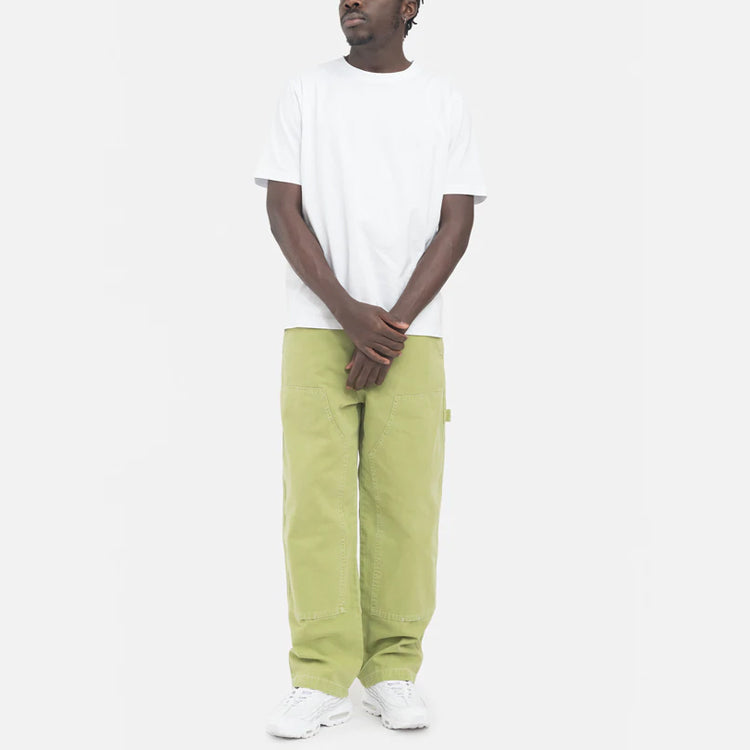 Stussy Stone Washed Canvas Work Pant 'Green' 116541