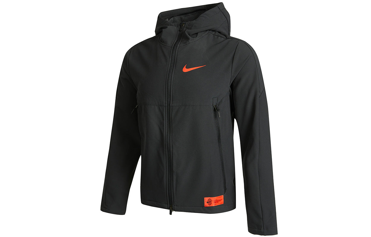 Nike Sports Training protection against cold Woven Hooded Jacket Black DH1384-010